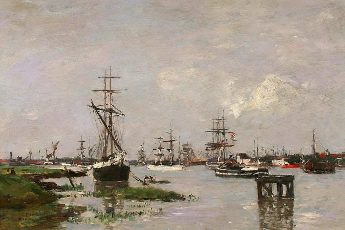 Eugene Boudin Le Port, Anvers